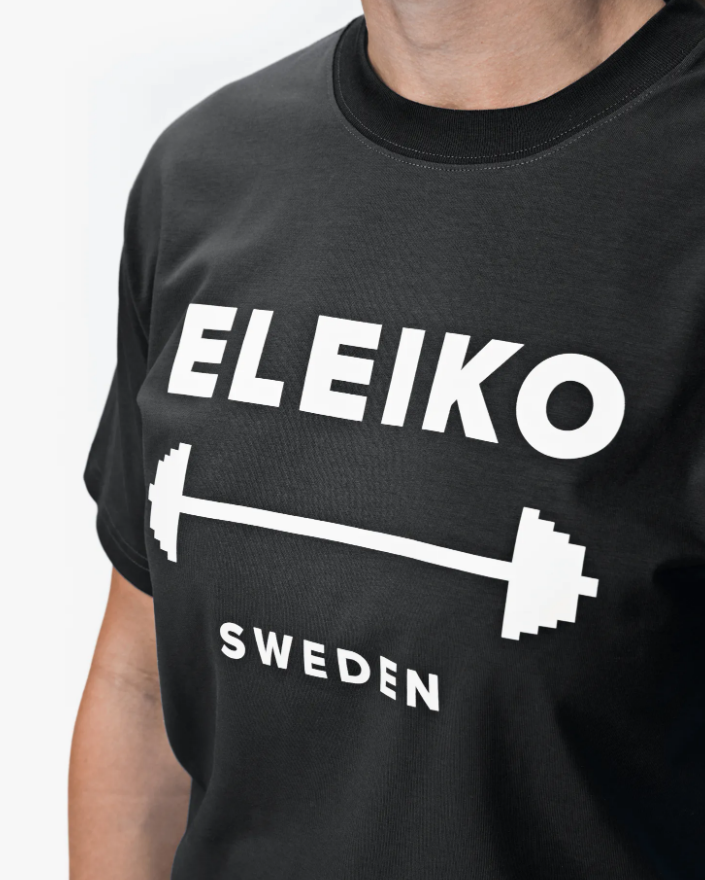 Eleiko 1957 T-shirt, Unisex, Black,
