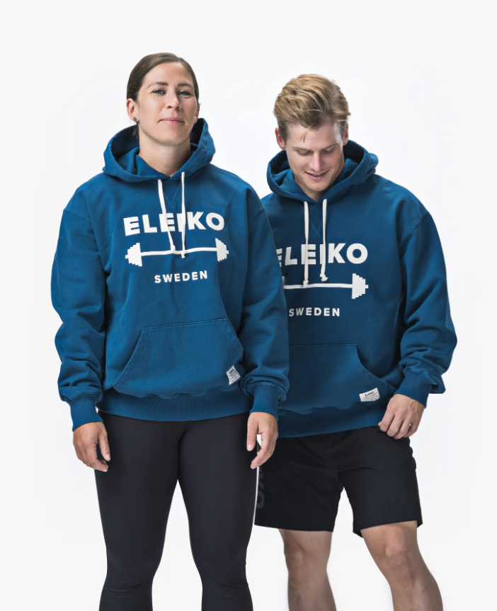 Eleiko 1957 Hoodie, Unisex, Blue