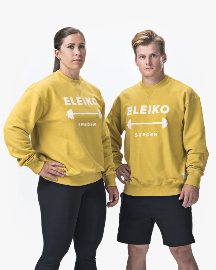 Eleiko 1957 Sweatshirt, Unisex, Yellow