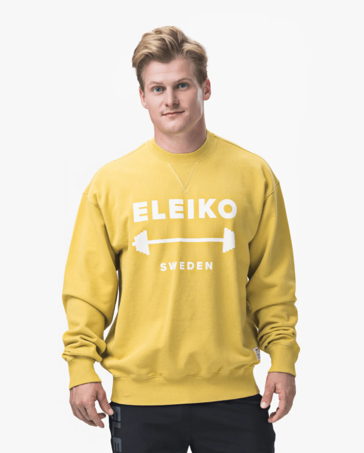 Eleiko 1957 Sweatshirt, Unisex, Yellow