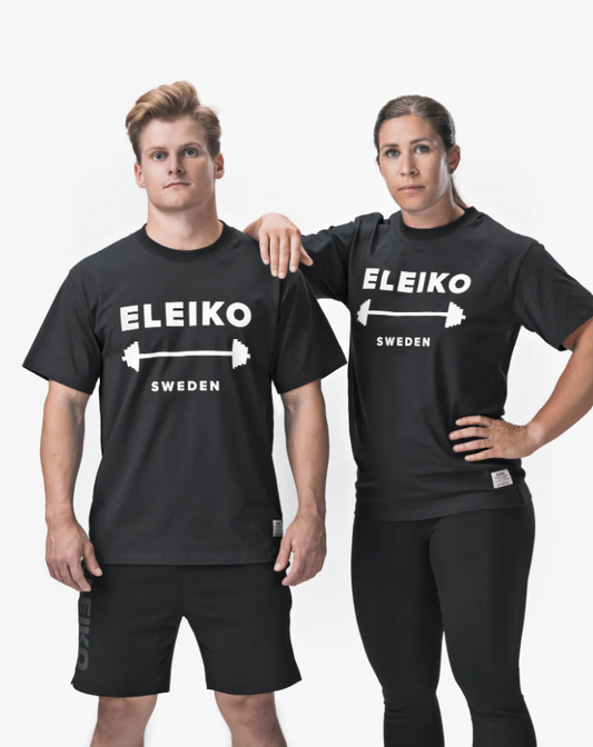 Eleiko 1957 T-shirt, Unisex, Black,